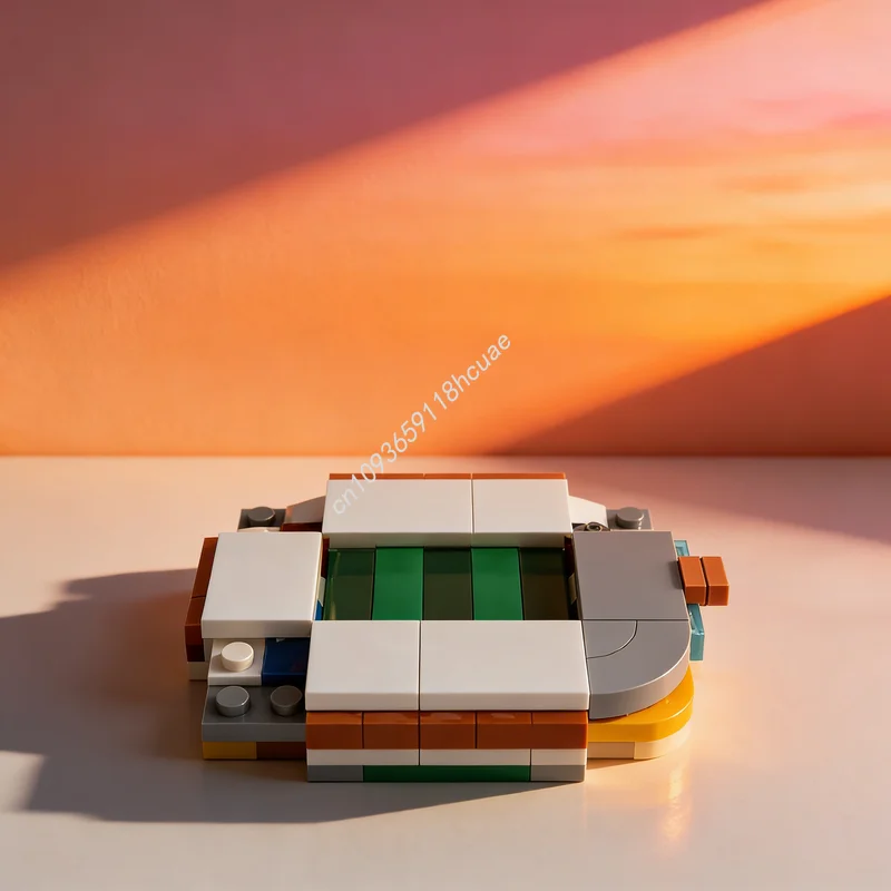 

106 деталей MOC Стадион Миллернтор, Гамбург, спортивная футбольная модель, конструктор, игрушка, рождественский подарок, идея для творчества, сделай сам