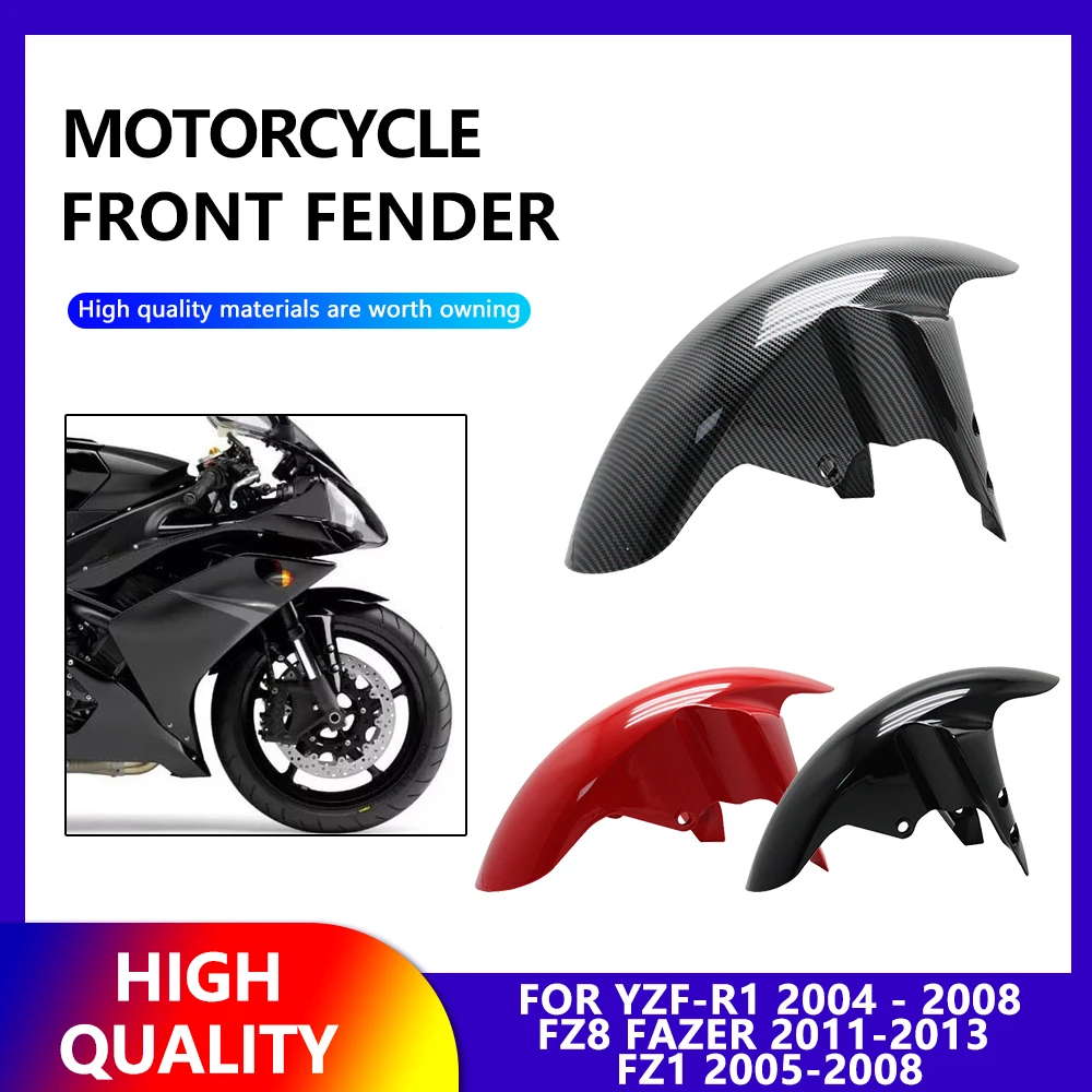 

R1 for Yamaha YZFR1 2004 - 2008 FZ1 2005 - 2008 2006 2007 FZ8 FAZER 2011 2012 2013 Motorcycle Front Fender Splash Mud Dust Guard