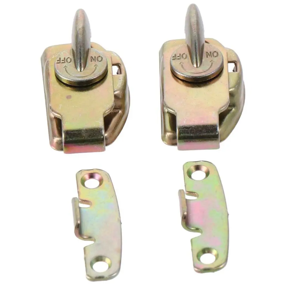 2 Pack Dining Table Locks Metal Dining Training Table Buckles Connectors, Heavy Duty Table Latches Spring Leaf Buckles Connector