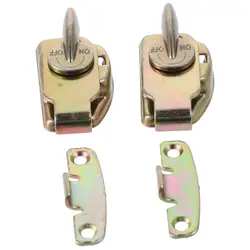 2 Pack Dining Table Locks Metal Dining Training Table Buckles Connectors, Heavy Duty Table Latches Spring Leaf Buckles Connector