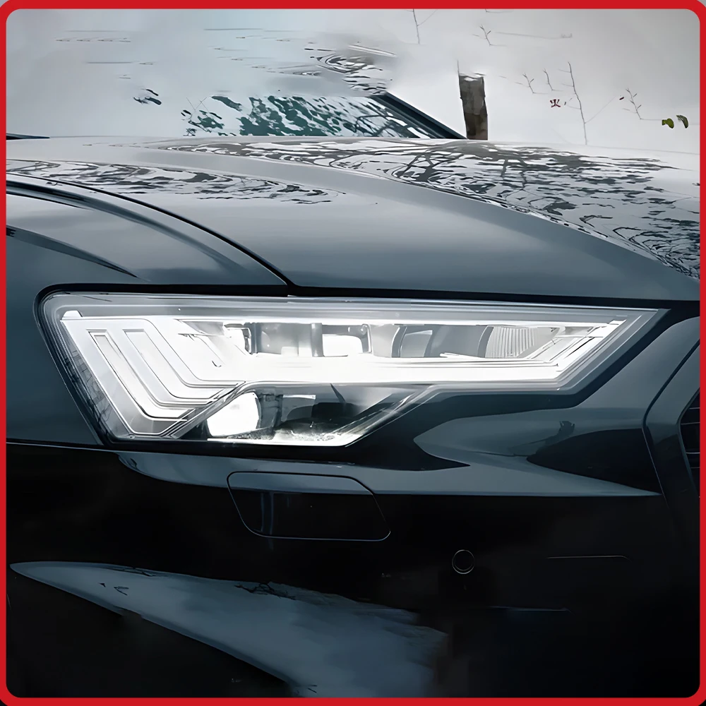 For Audi A6 C8 2019-2023 Headlights Assembly Upgrade LED Accessories,Matrix LED Headlights,Streamer Turn Light,Startup Effect