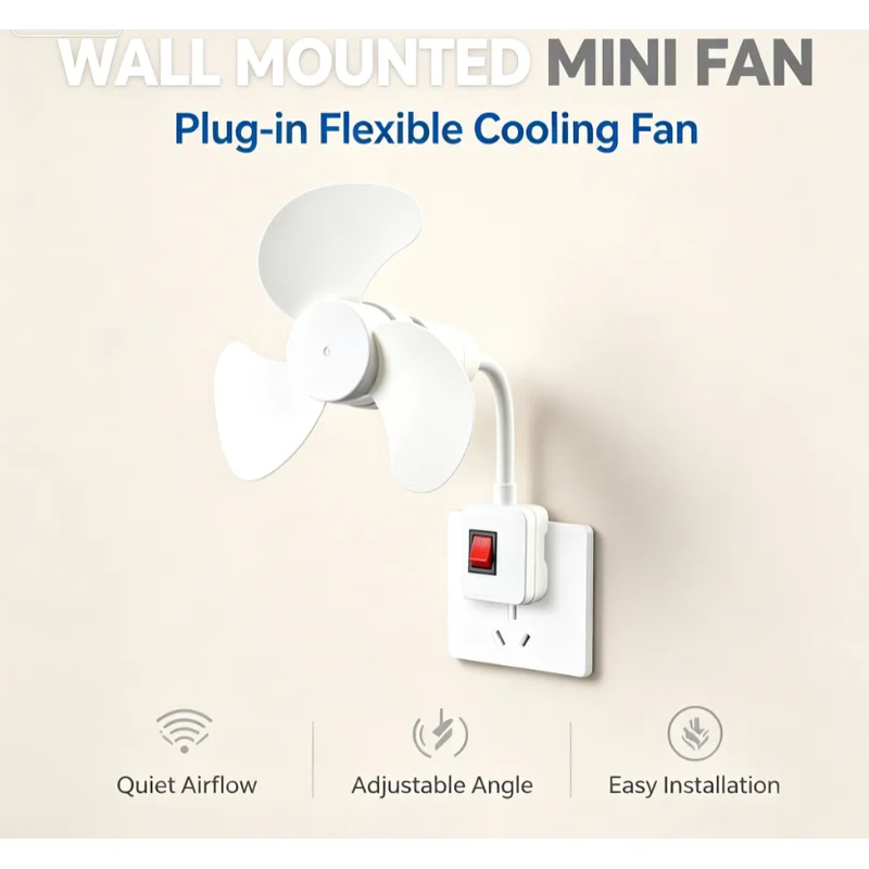 Indoor Ceiling Fan With E27 Screw Base And Brushless Motor 14CM Compact Size Providing Quiet And Efficient Air Movement