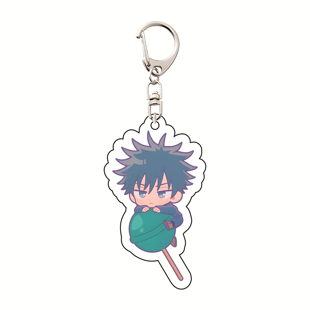 Jujutsu Kaisen Lollipop Version 6cm Acrylic Keychains Anime Chibi Collectible Merchandise Bag Pendant Fan Gift