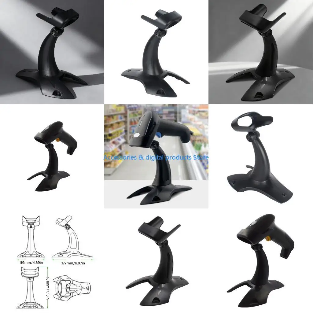 77JD Scanner Holder Barcode Scanner Stand Not Assembly Barcode Reader Bracket For 950 950W 3200 3200B 980B CT900 Accessories