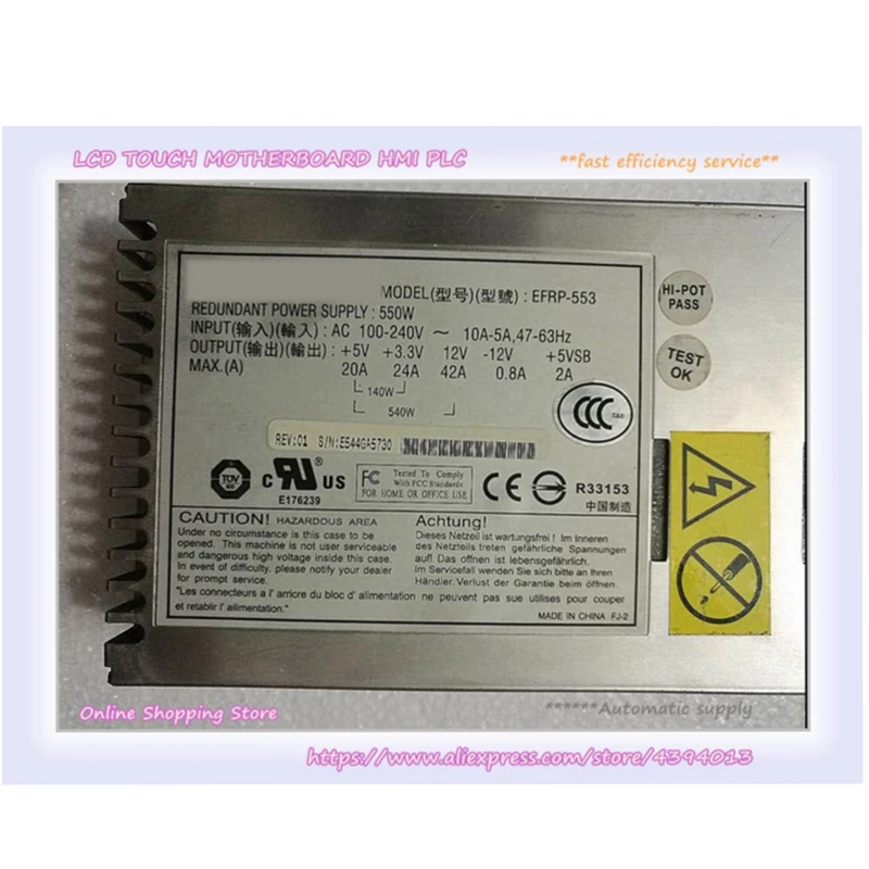 

For EFRP-553 EFRP-2553 Redundant Module R520 G4