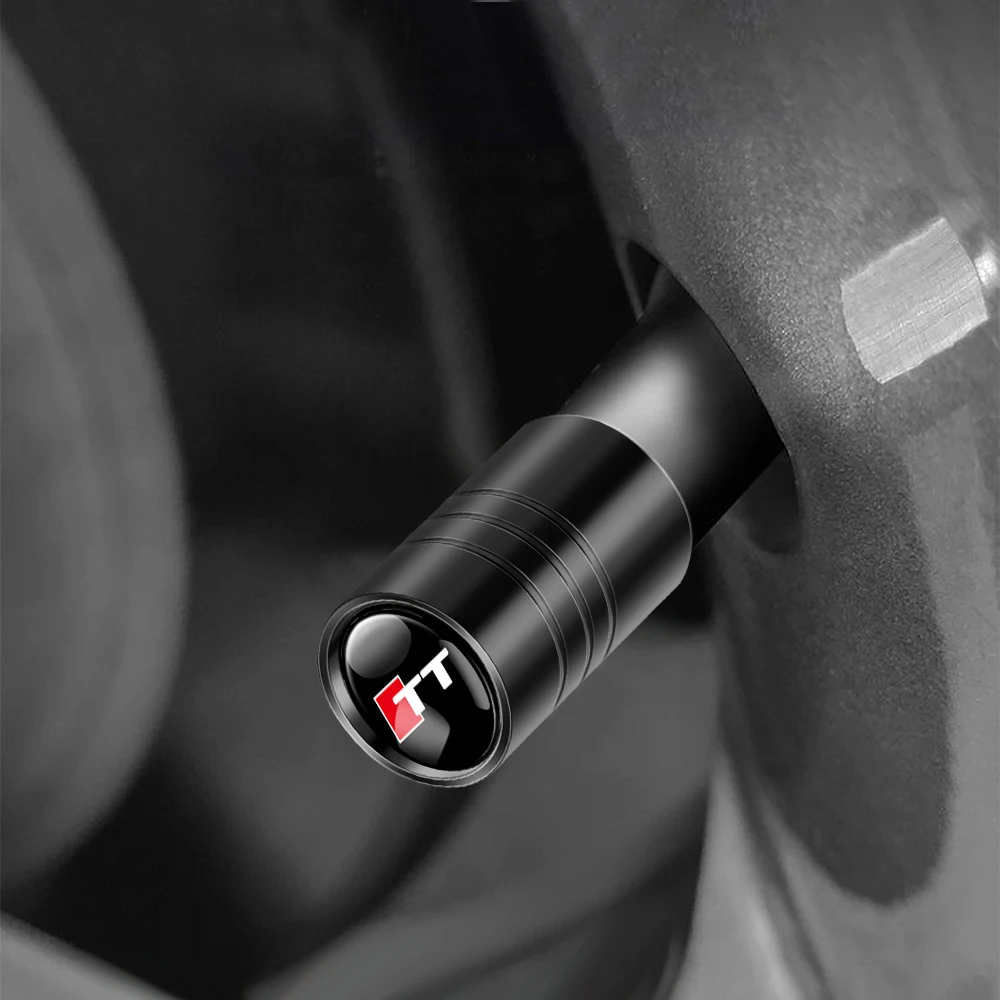Auto-Emblem Radventilkappen Reifenluftventilabdeckungen Zubehör für Audi OOOO SLINE A3 A4 A5 A6 A7 A8 Q2 Q3 Q4 Q5 Q6 Q7 RS S TT – Detail 7