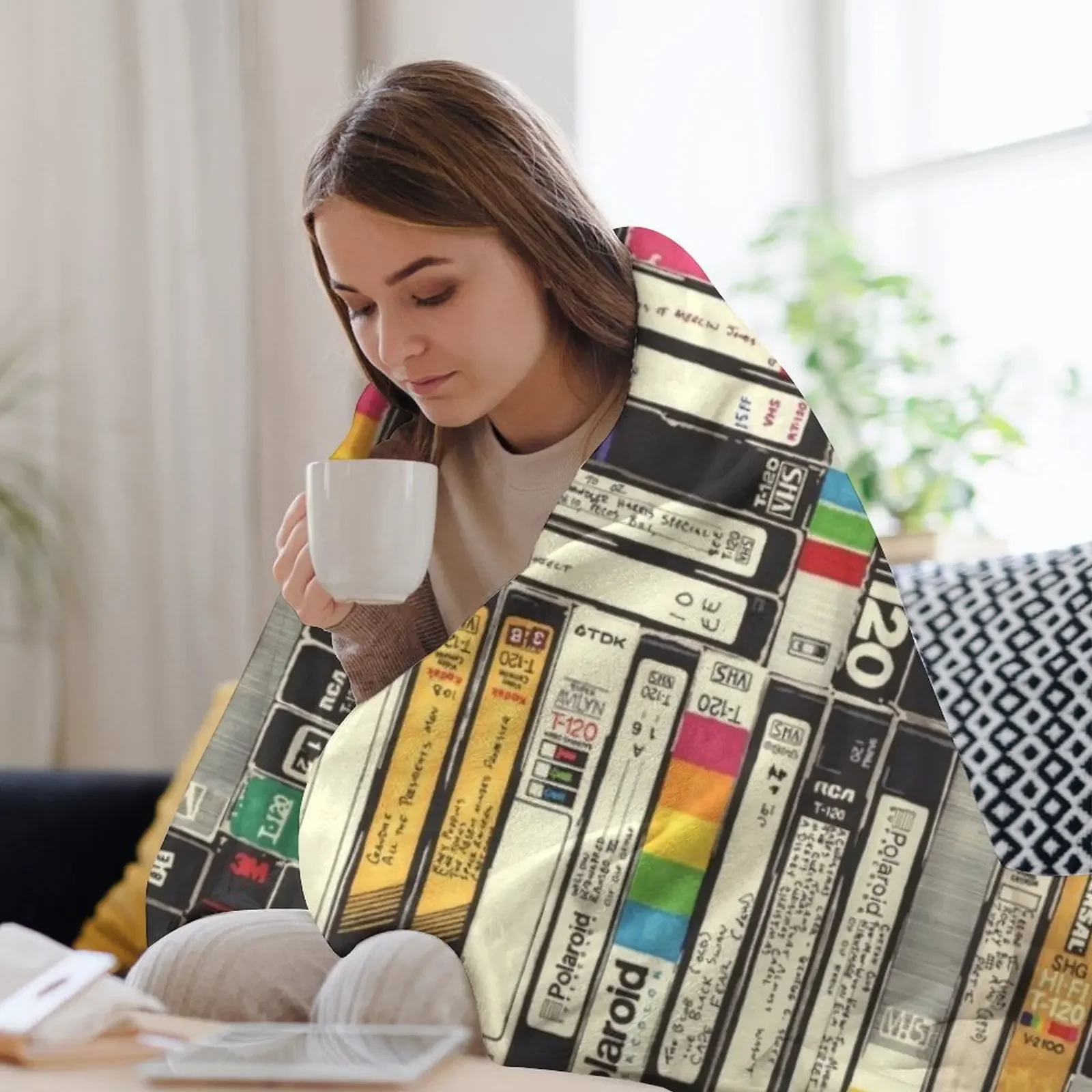 VHS رمي بطانية الشاطئ Beautifuls الفاخرة St أريكة رمي البطانيات