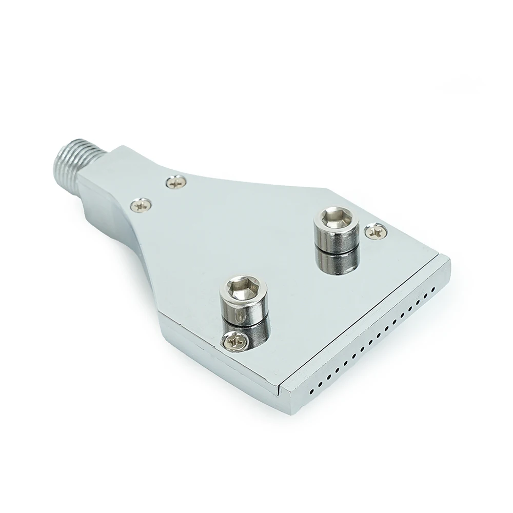 Custom Aluminum Alloy Flat Air Blow Nozzle F1/4-ALMA 1/4 BSPT Metal Paint Spray Nozzle Dust Removal Wind Jet Air Blowing