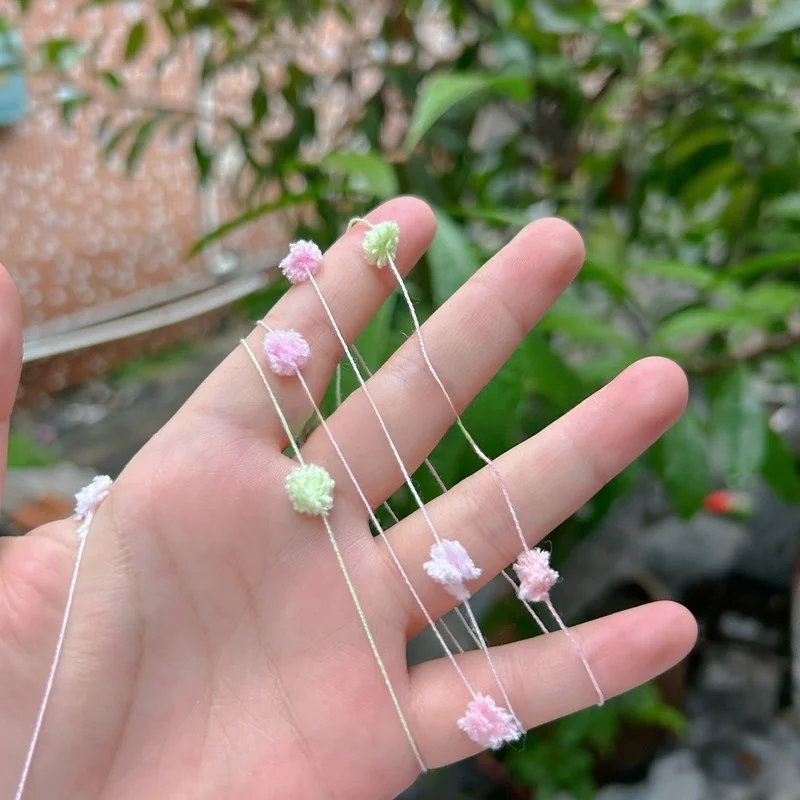 

Великолепные окрашенные в полоску на длинные расстояния в виде фасоли Bouleuo Ball, пряжа для свитера, супер красивые вязальные спицы для пельменей uttleco