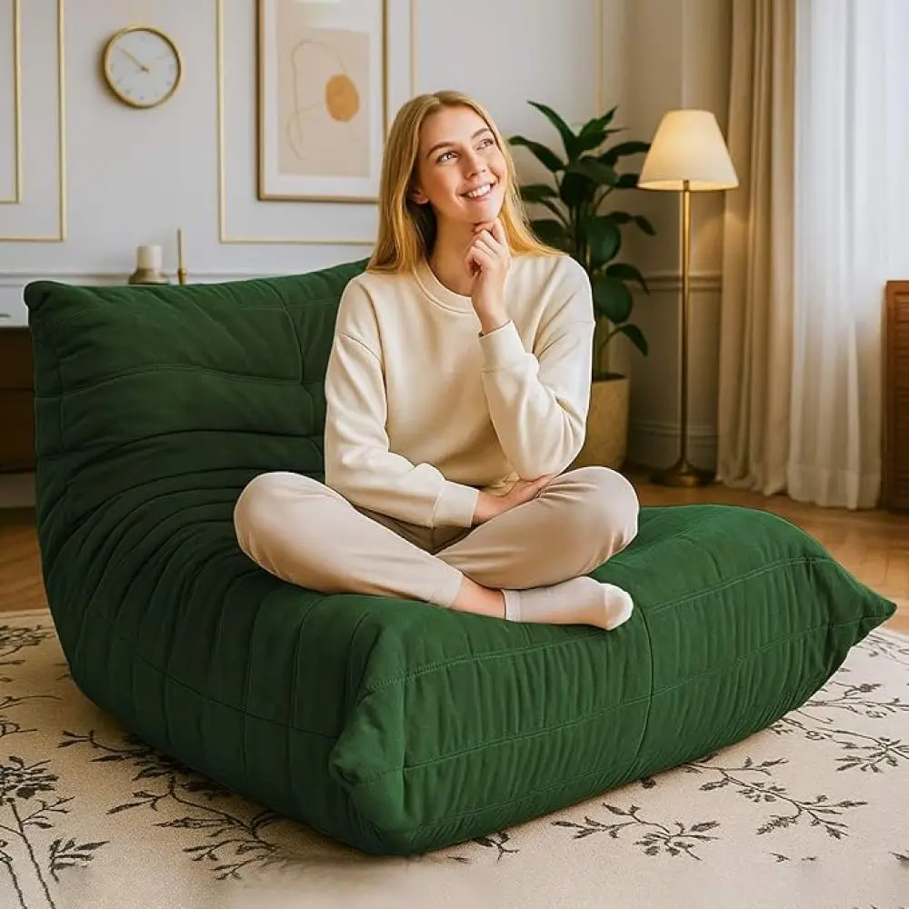 MMC-LVSE Silla ergonómica de gamuza con soporte para el cuerpo de 5 puntos y diseño multiusos ​