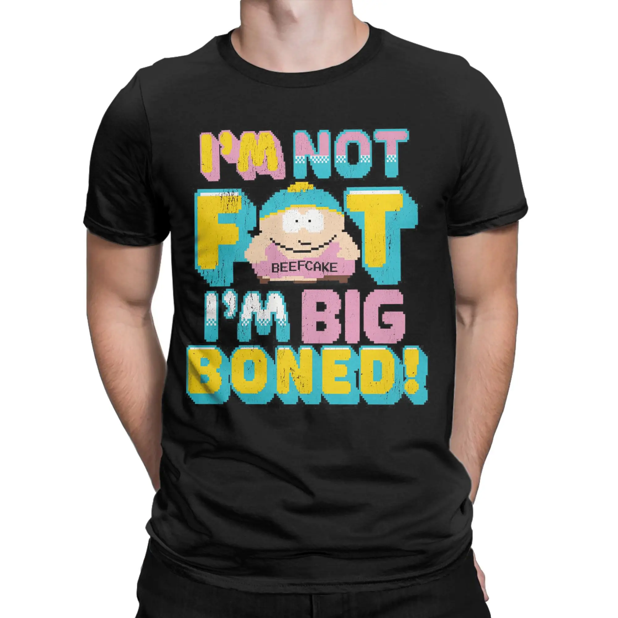Retro Movie 80s T-Shirt Summer Popular Souths Parks T-Shirts Male 100 Cotton O-Neck Plus Size 5XL Clothes Short Sleeve Tops