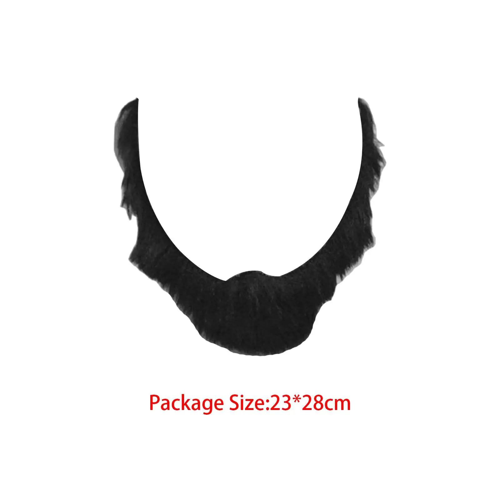 Accesorios de disfraz de barba falsa, accesorios, pelo facial falso, barba de franela