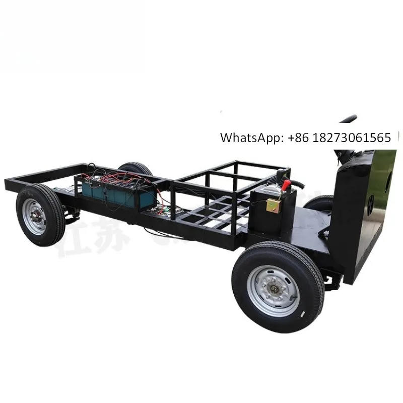 

Electric vehicle, flatbed, simple large transport vehicle, dump truck, four-wheel multifunctional load capacity of 3 tons