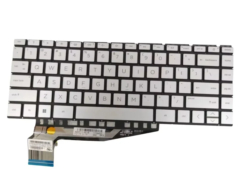 New For HP Pavilion 13-BE Aero 13-BE0000 13-BE1000 13-BE2000 TPN-W152 Laptop Keyboard US Silver With Backlit