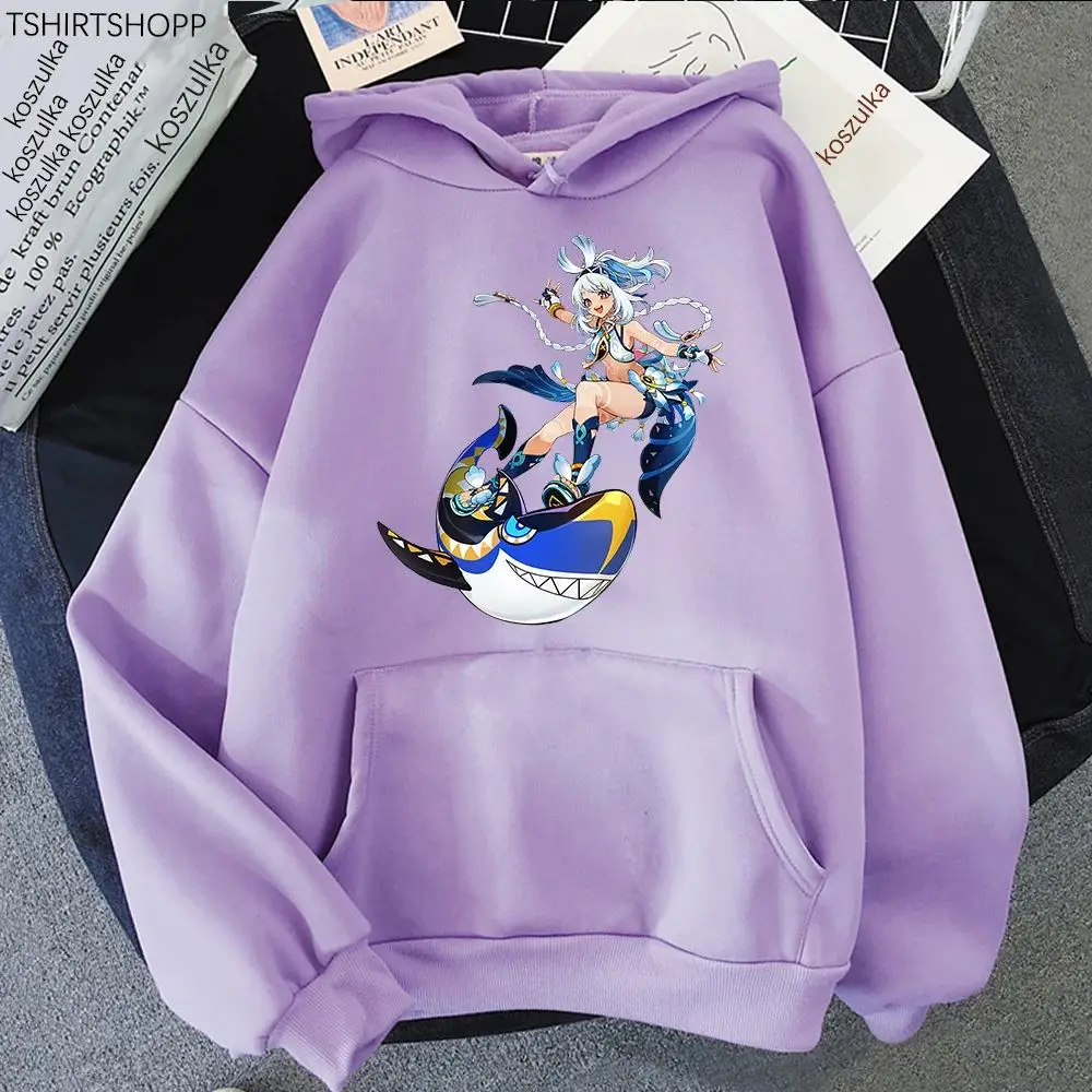 

Men's and Women's Cotton Sweatshirt Genshin Impact Mualani Hoodie Kawaii Casual Hoodie Harajuku Pullover Autumn and Winter New