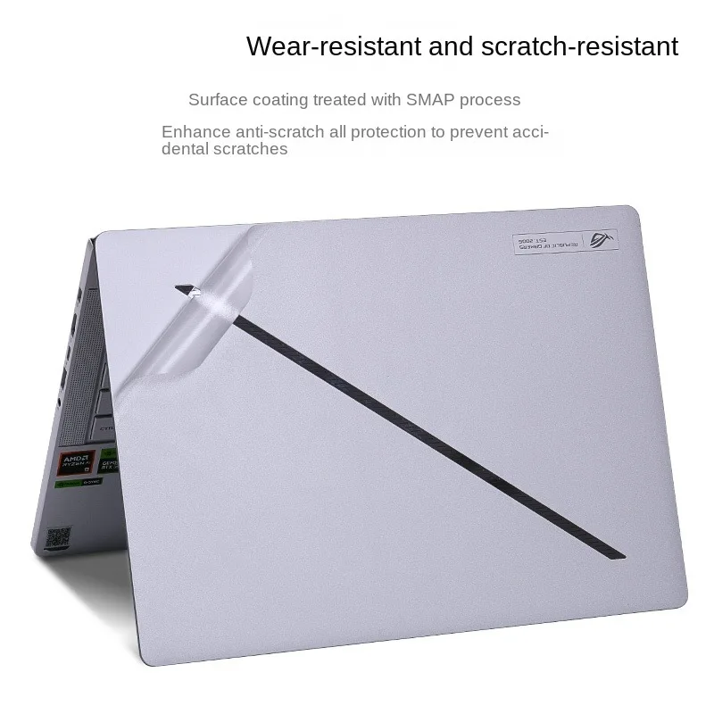 PreCut Vinyl Skin Sticker for ASUS ROG Zephyrus DUO GX651AX 2026 Anti‑Scratch Removable Bubble‑Free Laptop Body Protective Decal