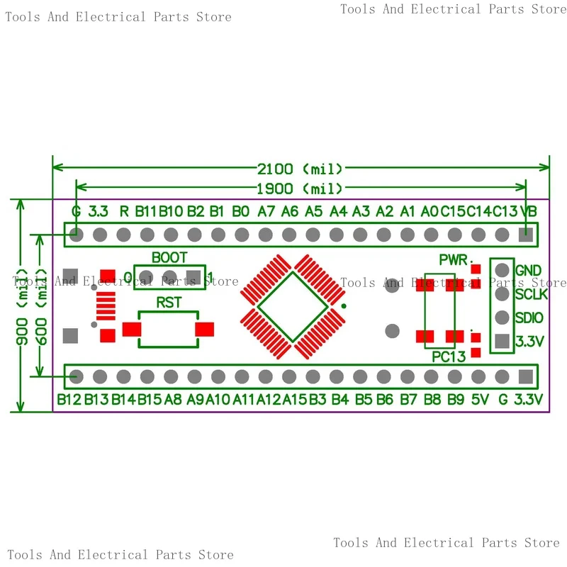 Stm32F302C8T6 Core Stm32F302 Minimum System Cortex-M4 New Product Evaluation And Development Board