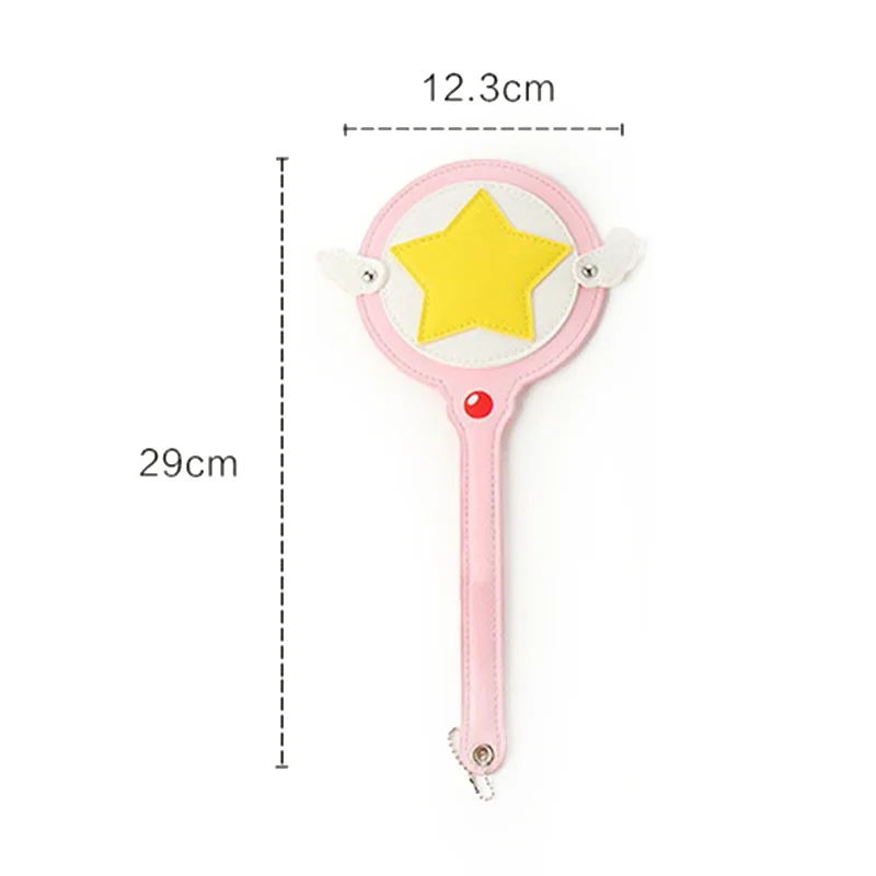 Kawaii Cardcaptor Sakura Magic Wand Toy Card Case Bus Card Holder Cerberus Princess Pink Cute Star Rod Anime ToyT Ing Q Store view 6