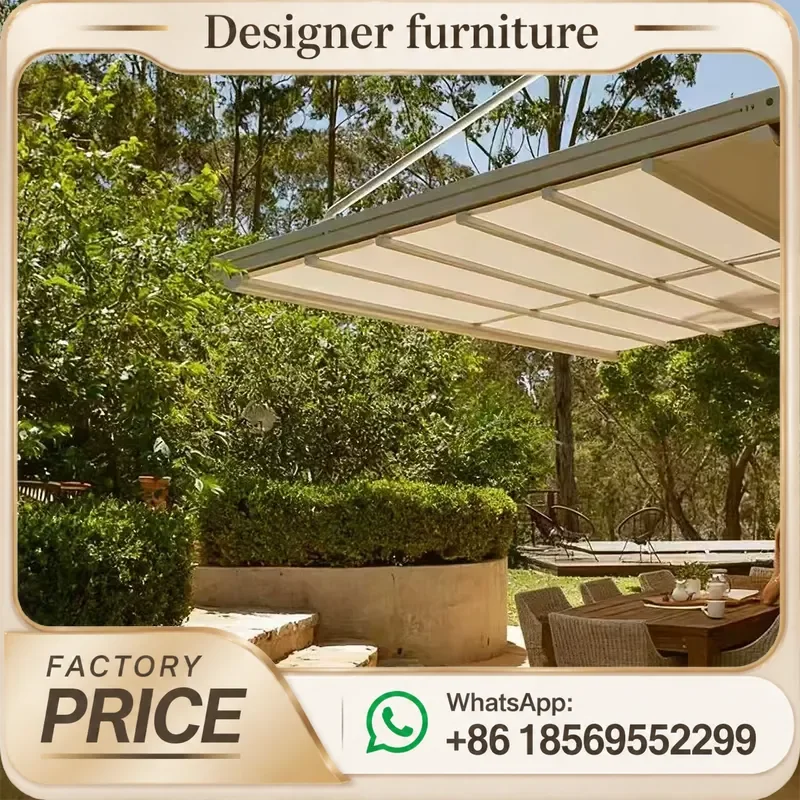 Foldable Car Canopy for Gladiator Retractable Aluminum Alloy PVC Vehicle Shield CE Approved Luxury Outdoor