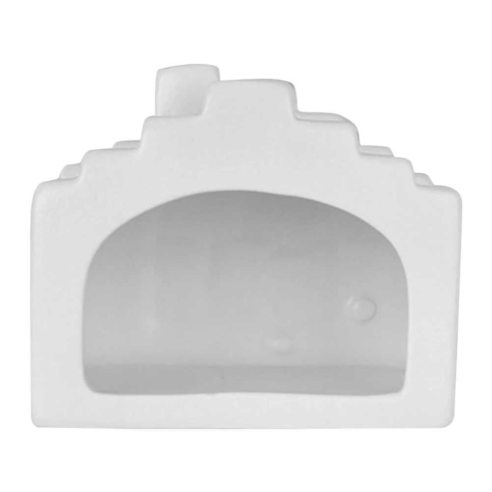 

Unique Ceramic Incense Burner For Palo Santo Sticks Cones House Shape Aesthetic Holder Modern Burn Tray Fragrance Dish