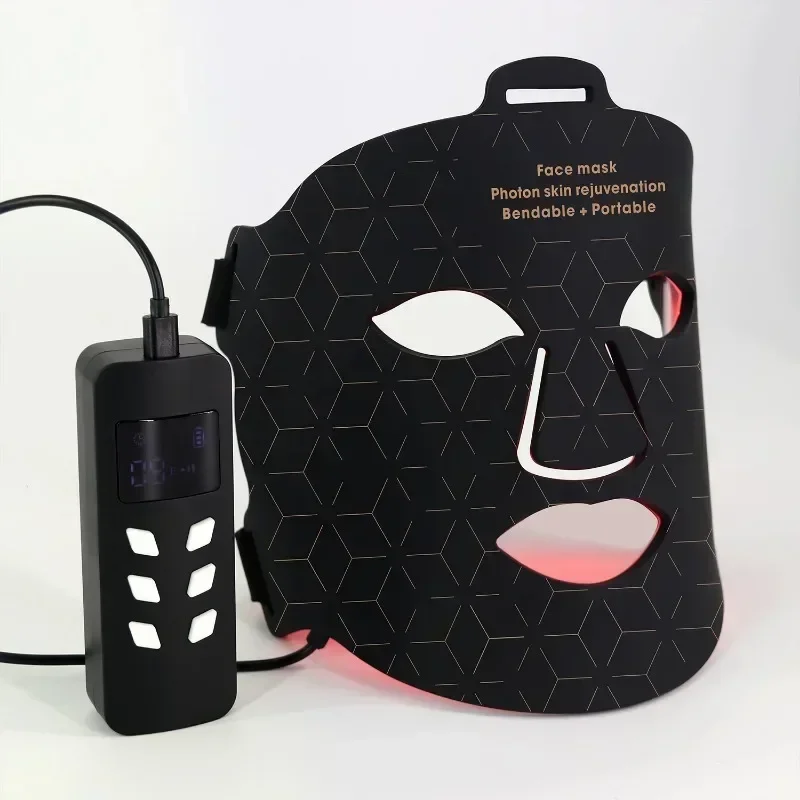 【2026】 Hot Selling Item, Customization Required, Free Logo, Four-Color LED Face Mask, Neck Pillow