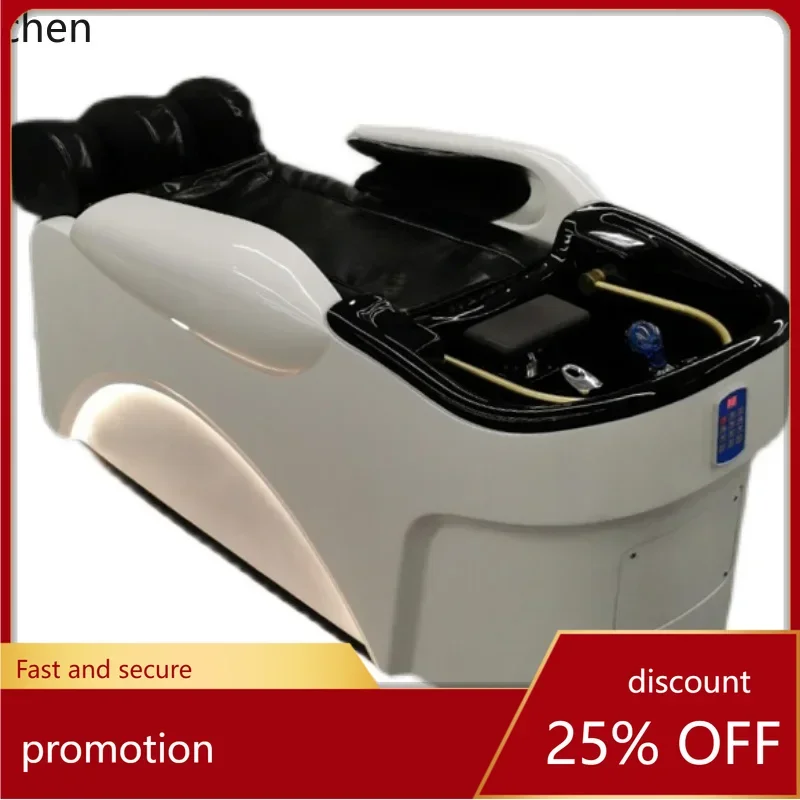 HT Automatic Intelligent Electric Massage Shampoo Bed Barber Shop Hair Water Circulation Hair Salon Massage Bed
