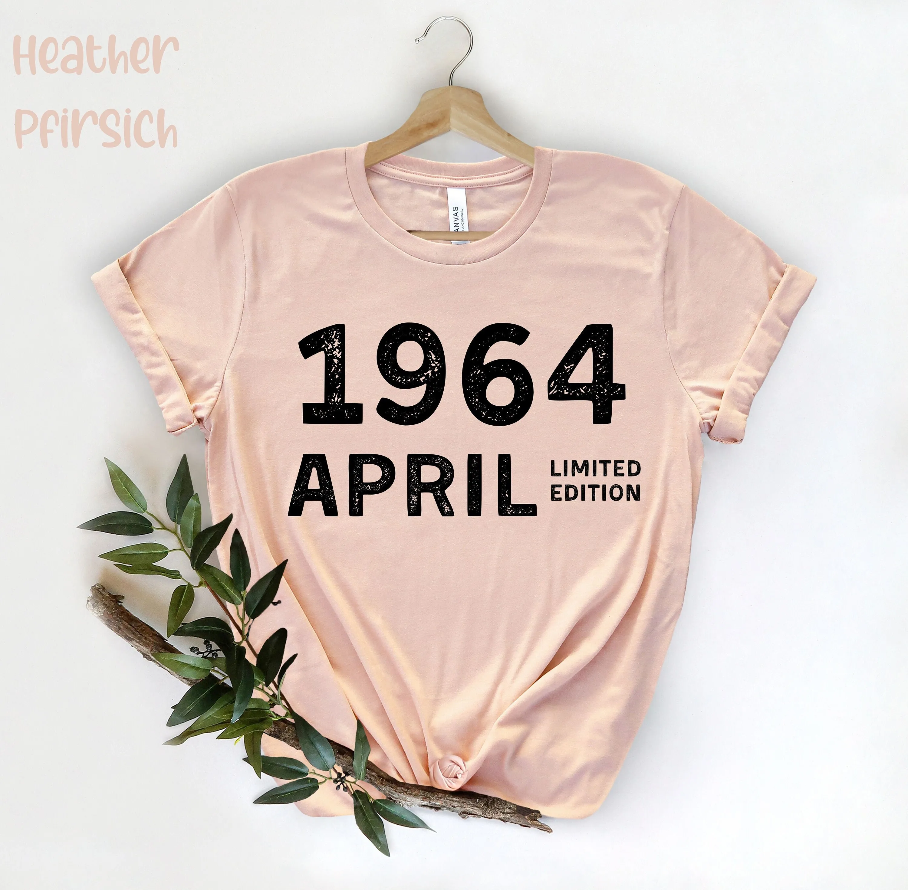 59 Geburtstag Deko Frauen Limited Edition April 1964 T Shirt Jahre Altes Geschenk Zum