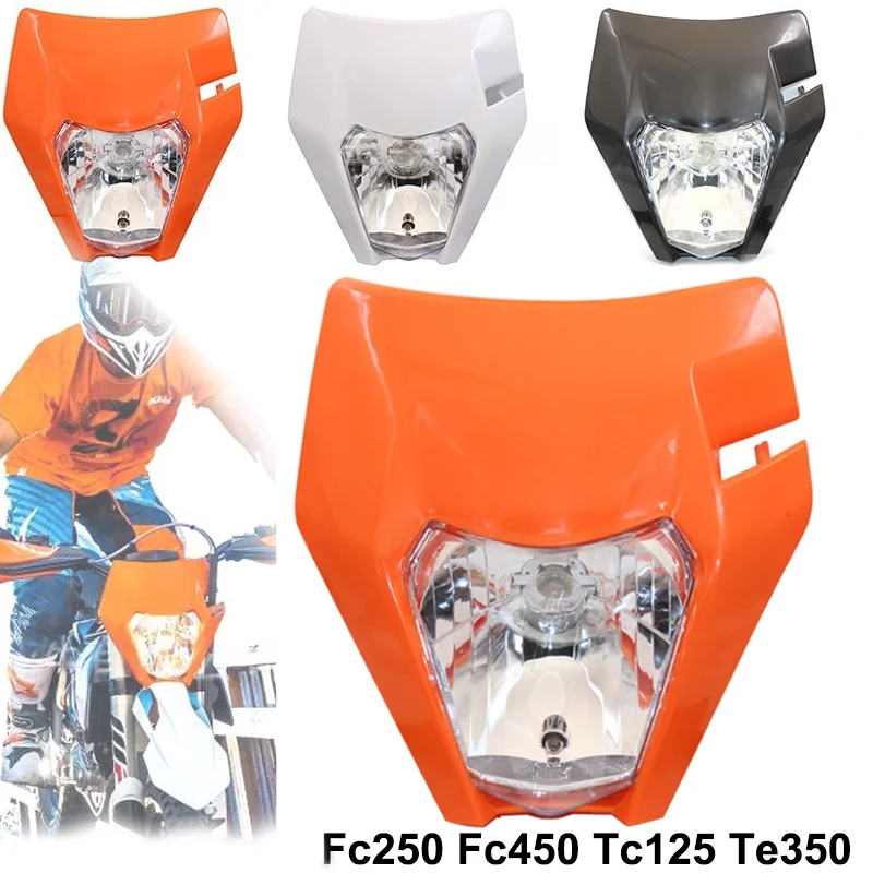 

Motorcycle Front Headlight For Fc250 Fc450 Tc125 Te350 Headlight Universal Dirt Pit Bike Supermoto