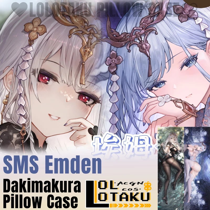 

SMS Emden Dakimakura Azur Lane Game Сексуальная обнимающая наволочка для всего тела Наволочка для подушки Домашнее постельное белье Декор Подарок