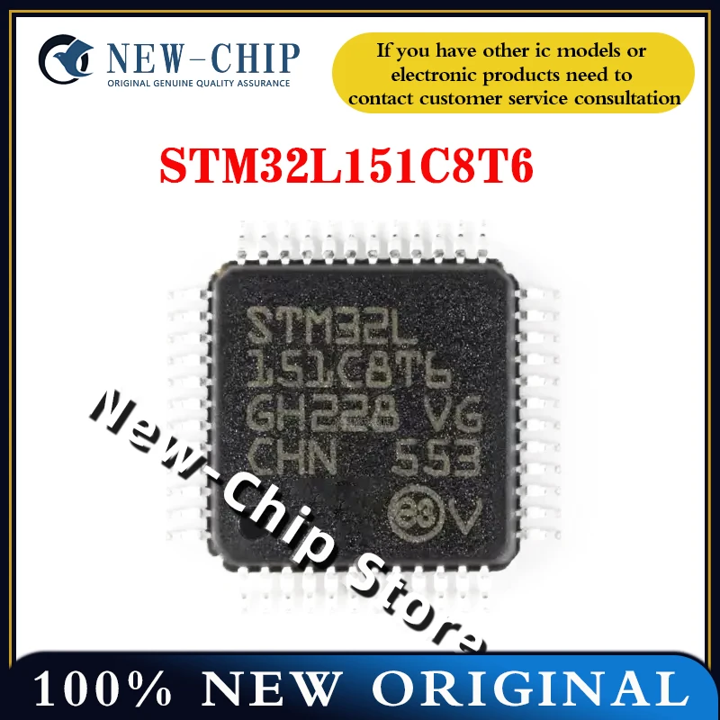1PCS-50PCS/LOT  STM32L151C8T6A  STM32L151C8T6  LQFP-48 ARM Cortex-M3 32-bit microcontroller -MCU  New original  STM32L151