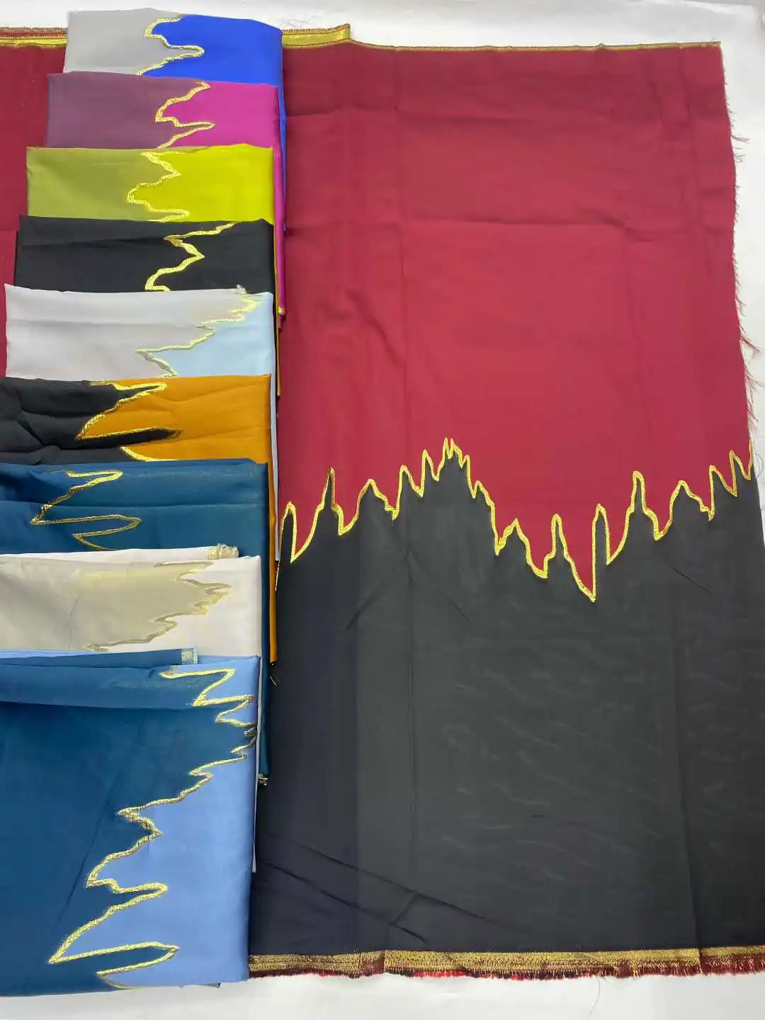 2025 فاخر جودة عالية الأفريقي الأورجانزا الديباج أقمشة الدانتيل 5 ياردة الفرنسية تولParty ثوب فستان النيجيري الجاكار الدانتيل الخياطة #6