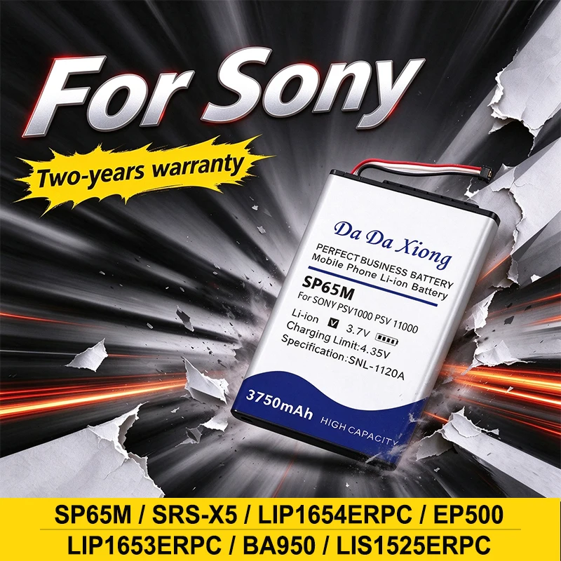 Top Brand  New 3750mAh SP65M Battery for Sony PS PSV VITA PSVITA 1000 psv1000 PCH-1001 PCH-1101 Console In Stock SP 65M