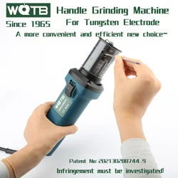 Handheld Tungsten Electrode Sharpener Dustproof  Grinding Machine Portable Tungsten Grinder for Electrode size 1.0-4.0  220V