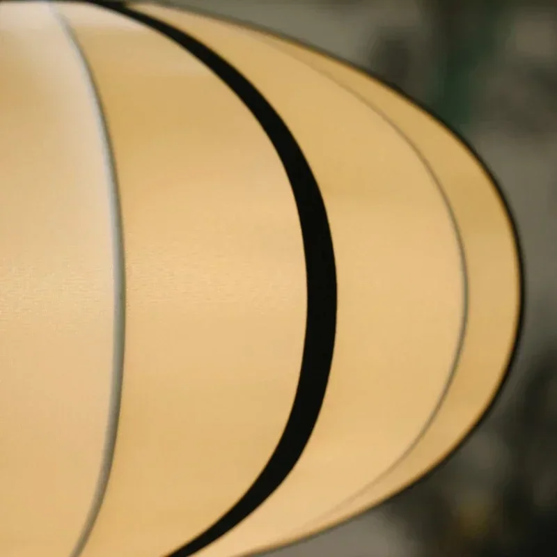 SANDYHA Retro Minimalist White Pendant Light LED Hanging Lamp for Dining Table Living Room Bedroom Ceiling Chandeliers Home