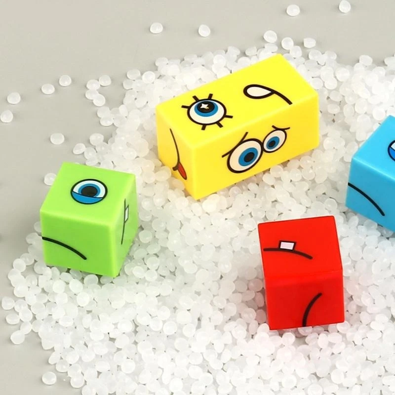 Expression Puzzle Building Cubes Face-Changing Plastic Cube Block Matching Game Logical Thinking Toy 15UB