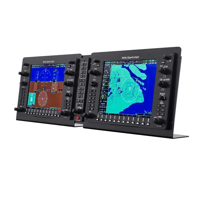 Microsoft Simulated Flight G1000 Aerophone integrato per pannello Display PFD/MFD Display LCD da 10.4 pollici xplan/FSX/MSFS2020