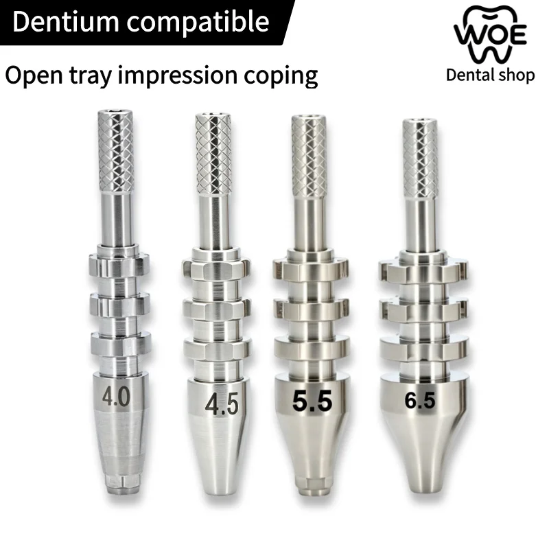Dental for Dentium Open Transfer Rod Transfer Cap Implant Replacement Closed Screw Titanium Base Bass