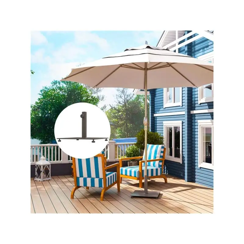 

Compact Portable Umbrella Stand with Adjustable Height and Sturdy Base for Outdoor Use