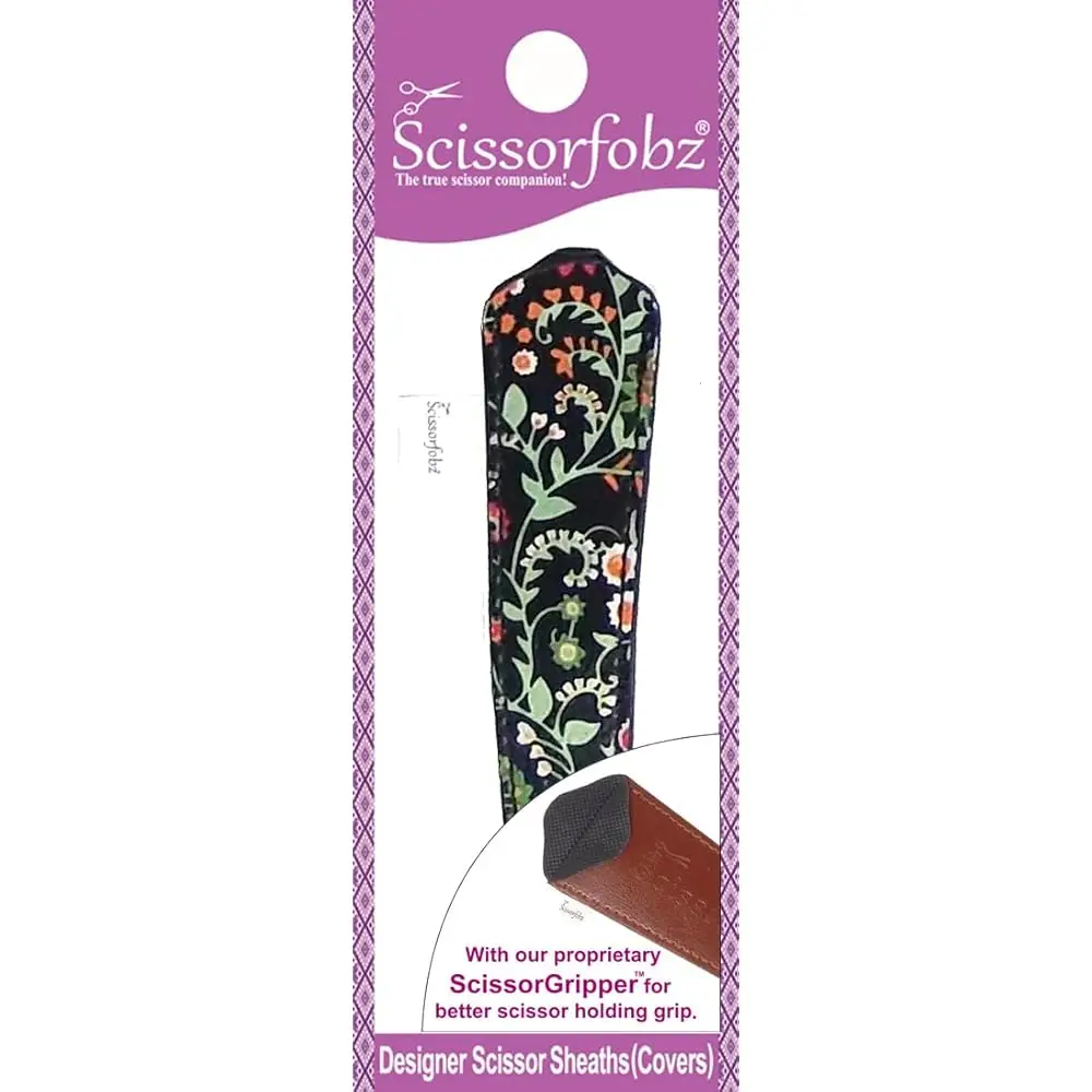 

Дизайнерские защитные чехлы для ножниц - для больших ножниц - дизайн с черно-белыми ромбами # SL-211