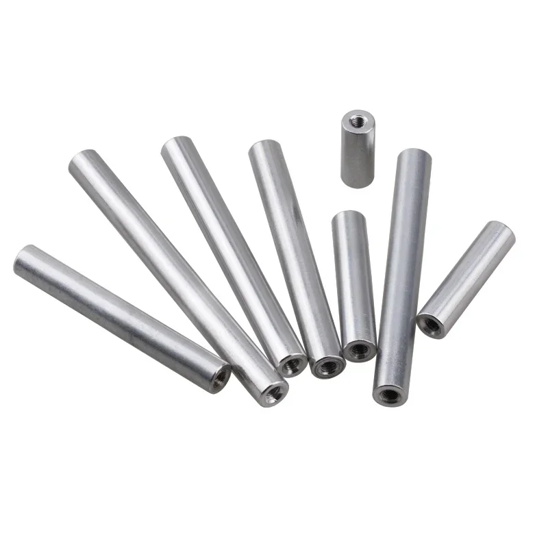 Aluminum alloy cylindrical lengthened connection rod UAV double-ended stud double-pass support screw M4 M5