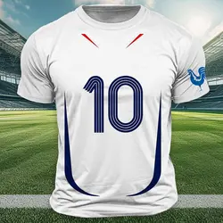 France National Flag Printed T Shirt For Men Outdoor Football Jersey Sports Tops Casual O-neck Loose Short Sleeve Summer Clothes