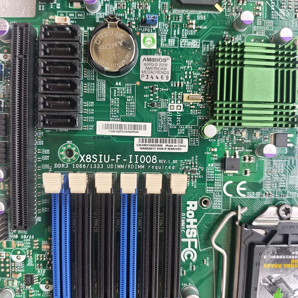 

X8SIU-F-II008 Server Equipment Motherboard X8SIU-F