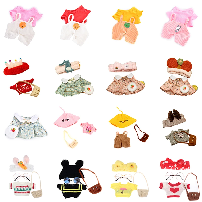 for 30cm Lalafanfan Yellow Duck Alpaca Pig Rabbit Plush Animal Doll Clothes Hair Band Clothing Accessories