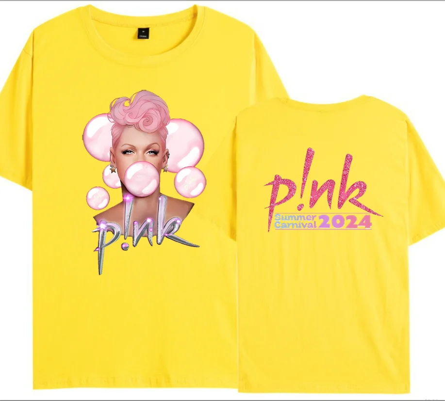 P!nk Pink Singer Summer Carnival 2024 Tour T-shirt Fan Lovers Shirt Music Tour Shirt Trustfall Album Concert Oversized Tops Tee