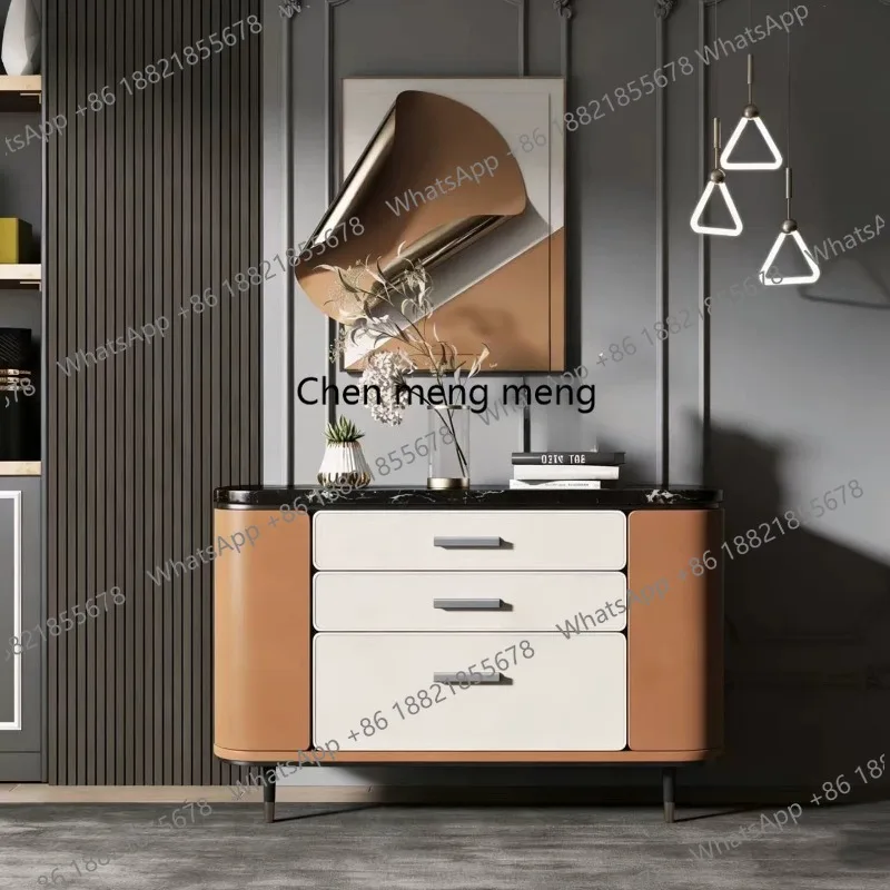 

Итальянский минималистичный шкаф для прихожей, роскошный декоративный шкаф для гостевой зоны, современный шкаф-перегородка для хранения вещей