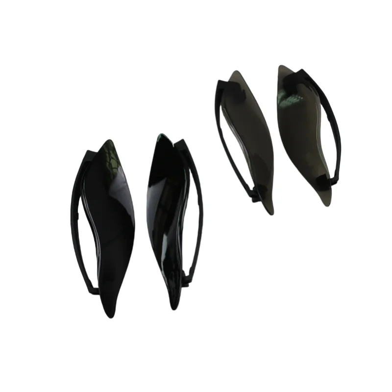 Deflektor Udara Fairing Dapat Disesuaikan Kaca Depan Sayap Samping Sepeda Motor untuk Harley Toring Electra Street Trike Glide 2014-2022