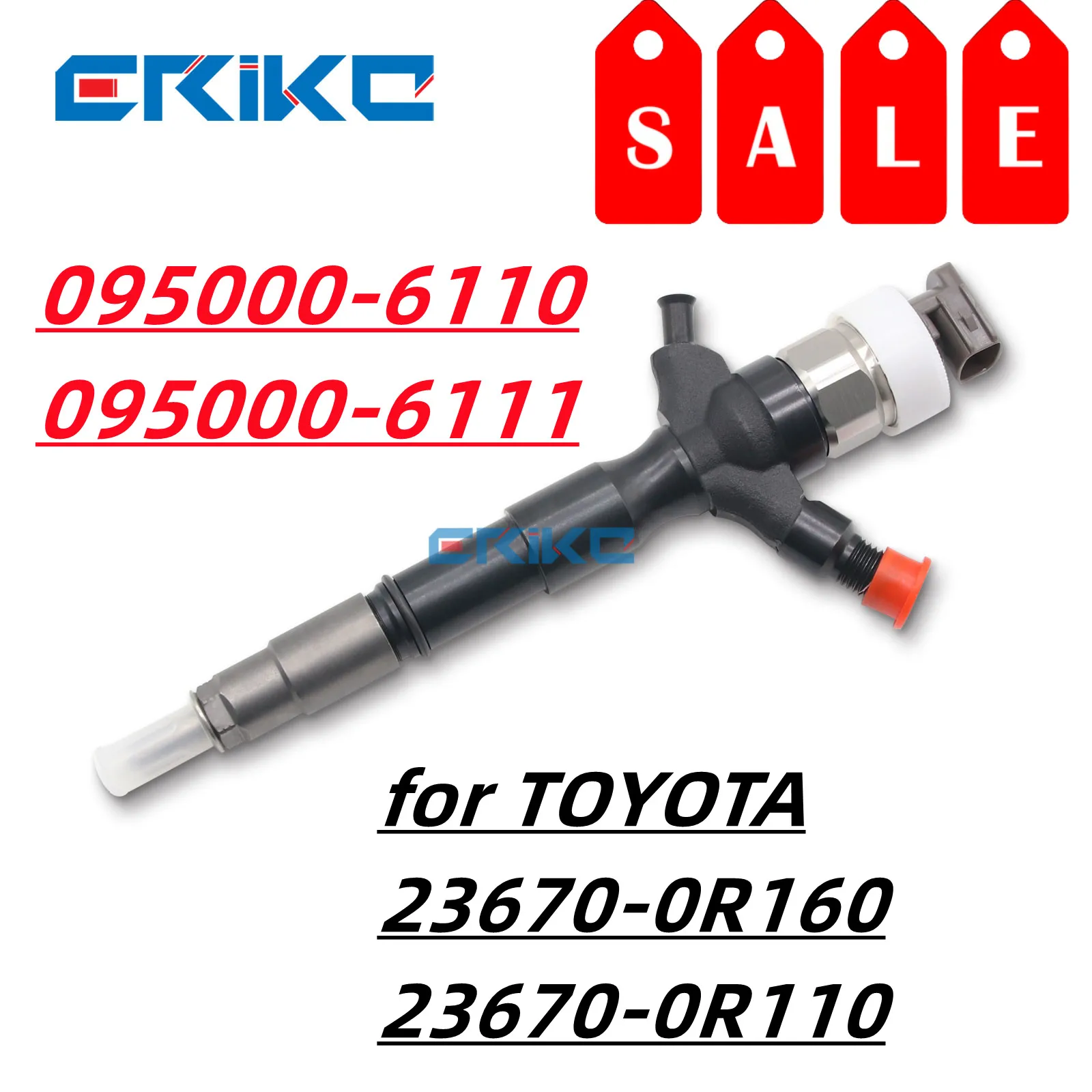 

095000-6110 095000-6111 Diesel Injector 095000-6112 Fuel Injection Sprayer 095000-6113 for TOYOTA 23670-0R160 23670-0R110