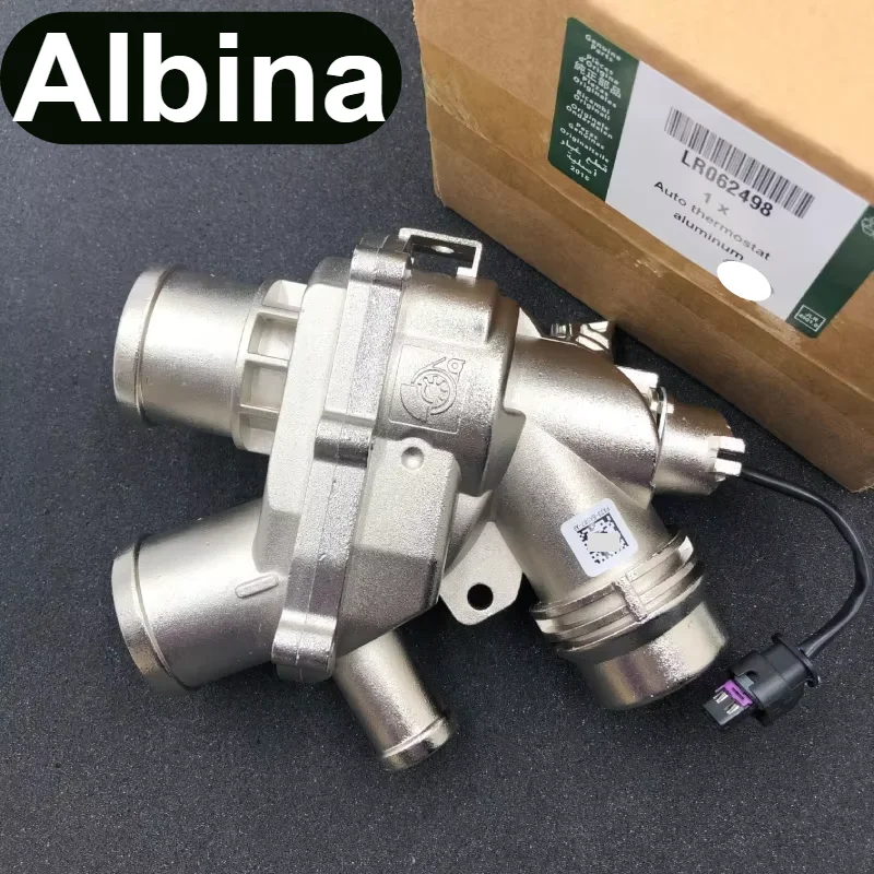 LR062498 Silver Aluminum Thermostat Assembly For Land Rover Discovery4 Range Rover Sport L494 Range Rover L405 3.0L V6 SC