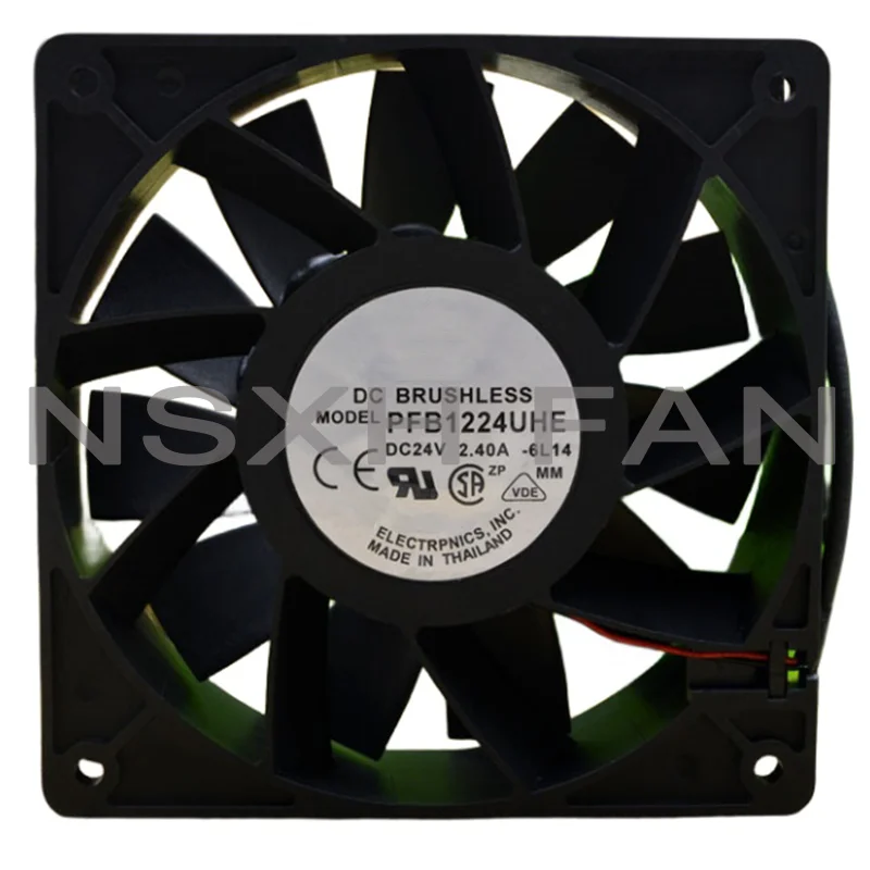 PFB1224UHE 12038 24V 2.40A 12CM High Air Volume Force Inverter Fan