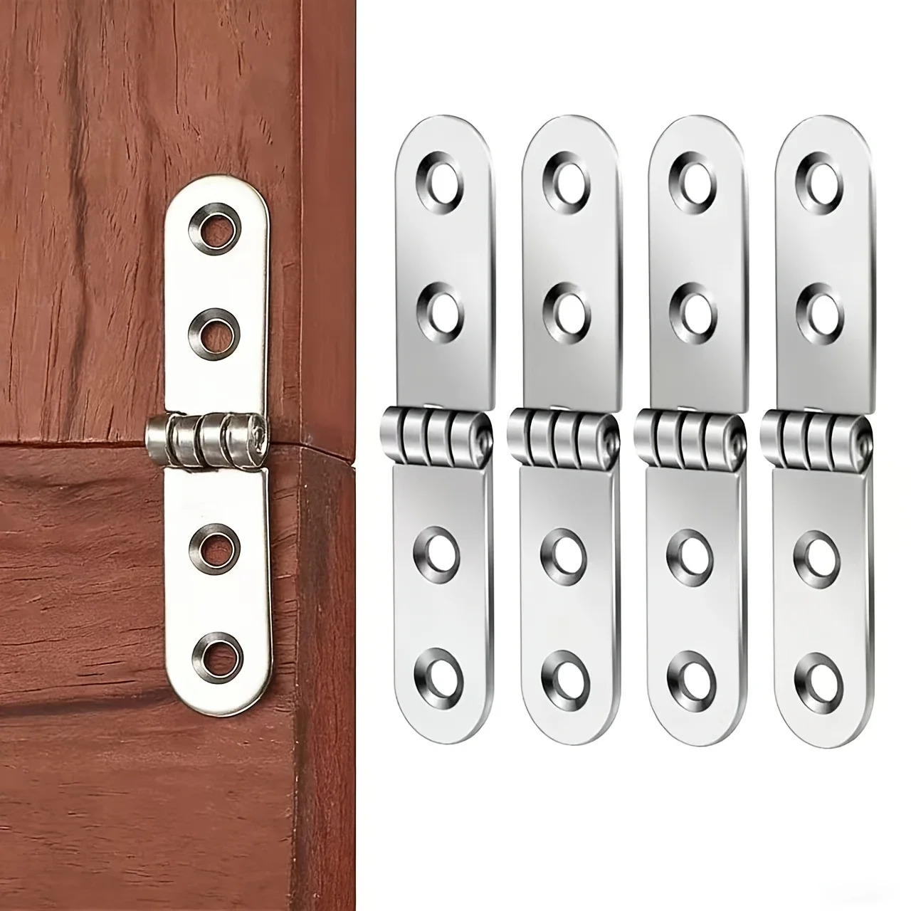 Premium foldable hinge flip screw hinge, suitable for sewing cabinet door hinges, furniture hardware accessories